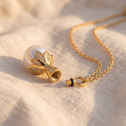 Pearl Urn Necklace