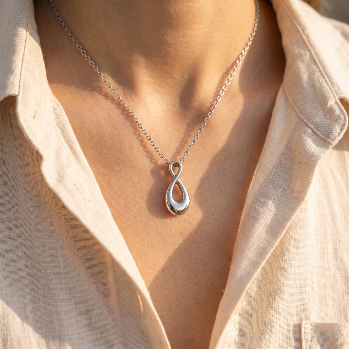 Infinity Urn Necklace