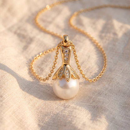 Pearl Urn Necklace
