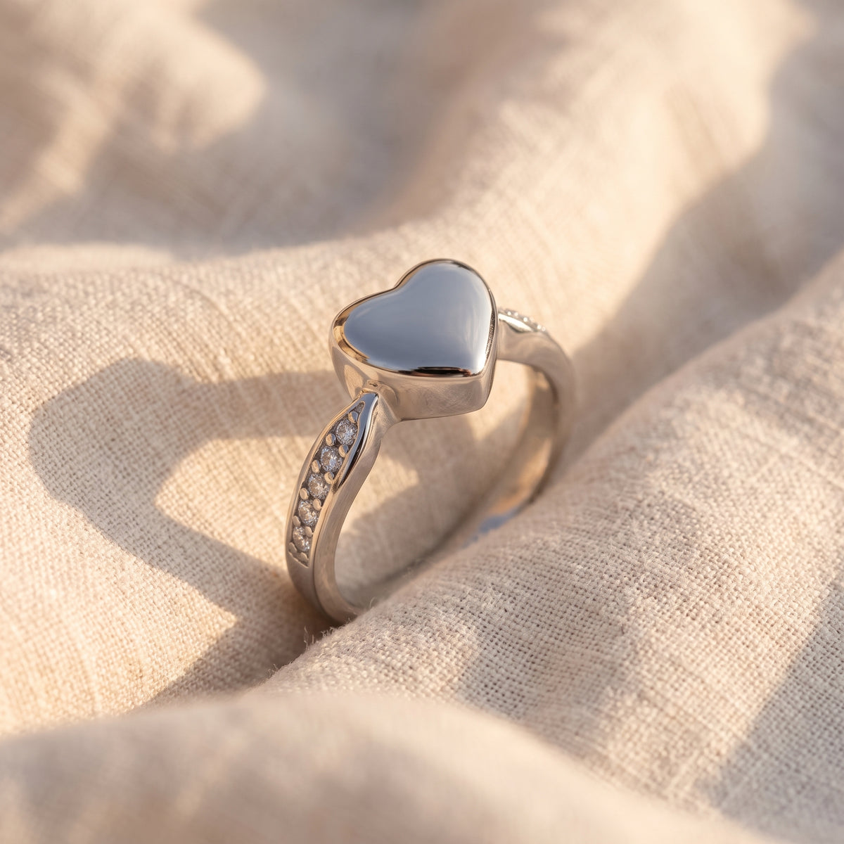 Silver Heart Ring